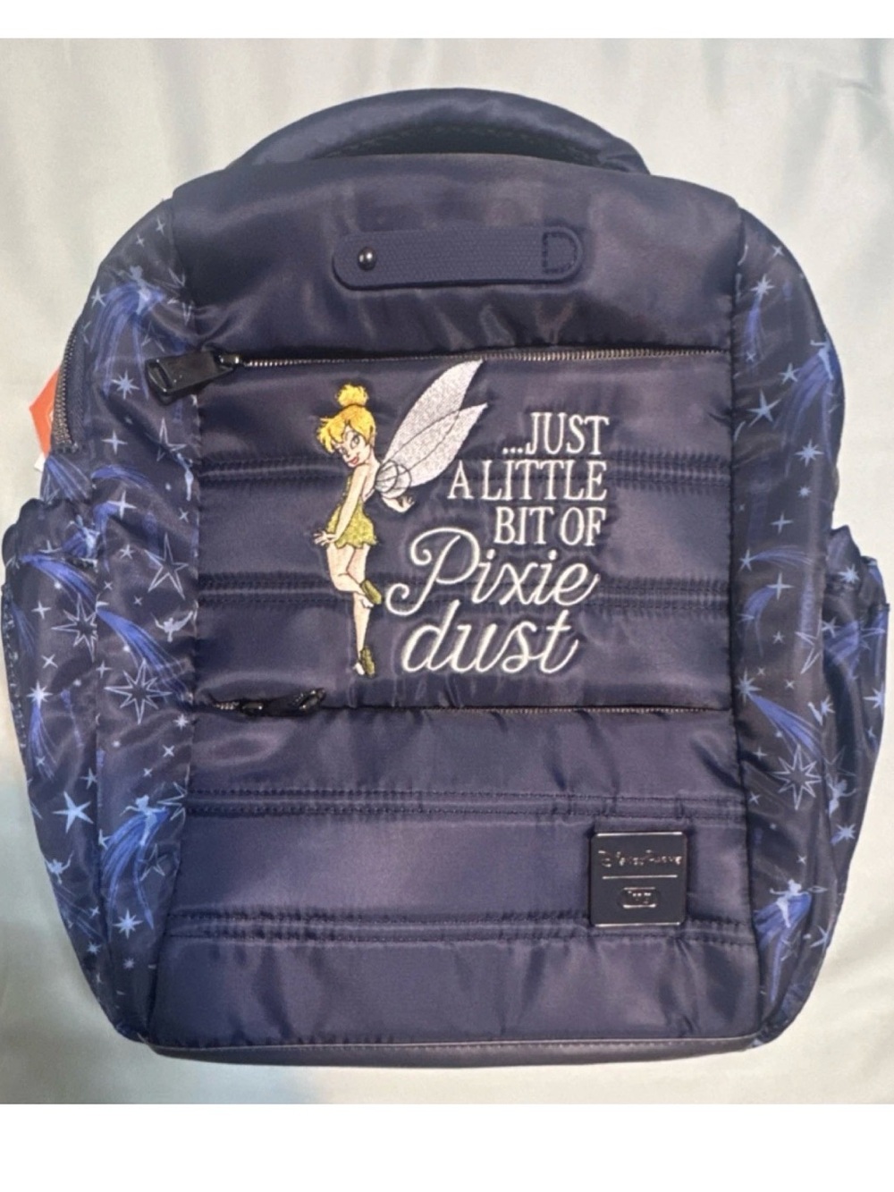 Disney Parks Lug Tinker Bell Pixie Dust Hopper Shorty Navy Backpack